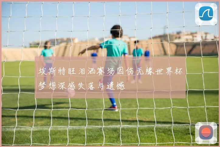 埃斯特旺泪洒赛场因伤无缘世界杯梦想深感失落与遗憾